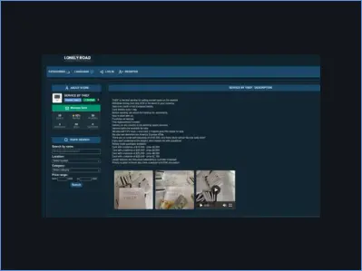 AI-driven marketplace interface